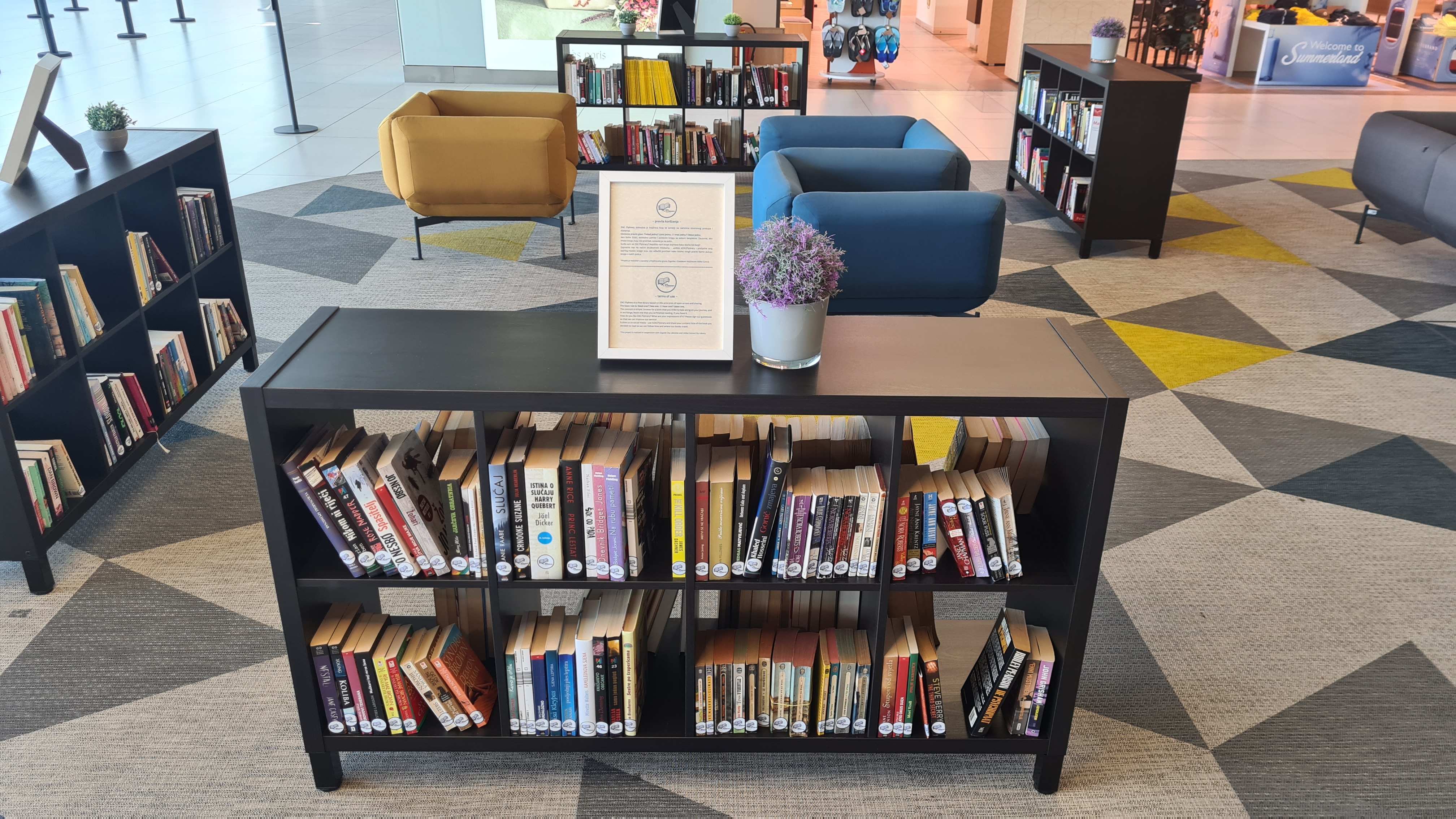 ZAG Flybrary: Knjižnica u zračnoj luci 